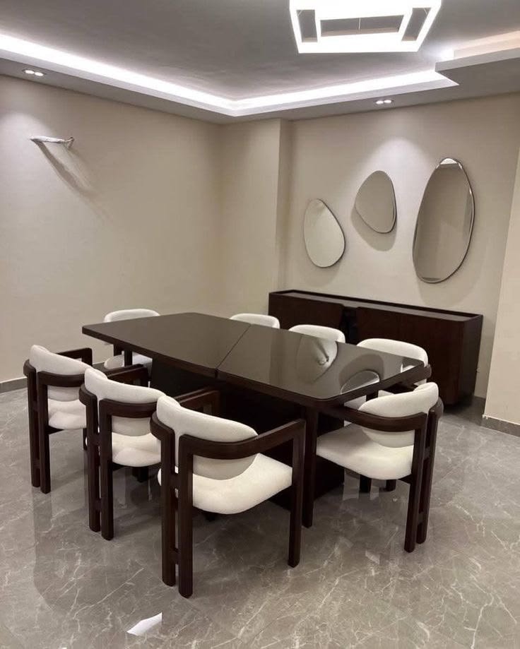 Modern designer 6 seater dining set